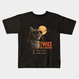 Total Solar Eclipse Twice In A Lifetime Kids T-Shirt